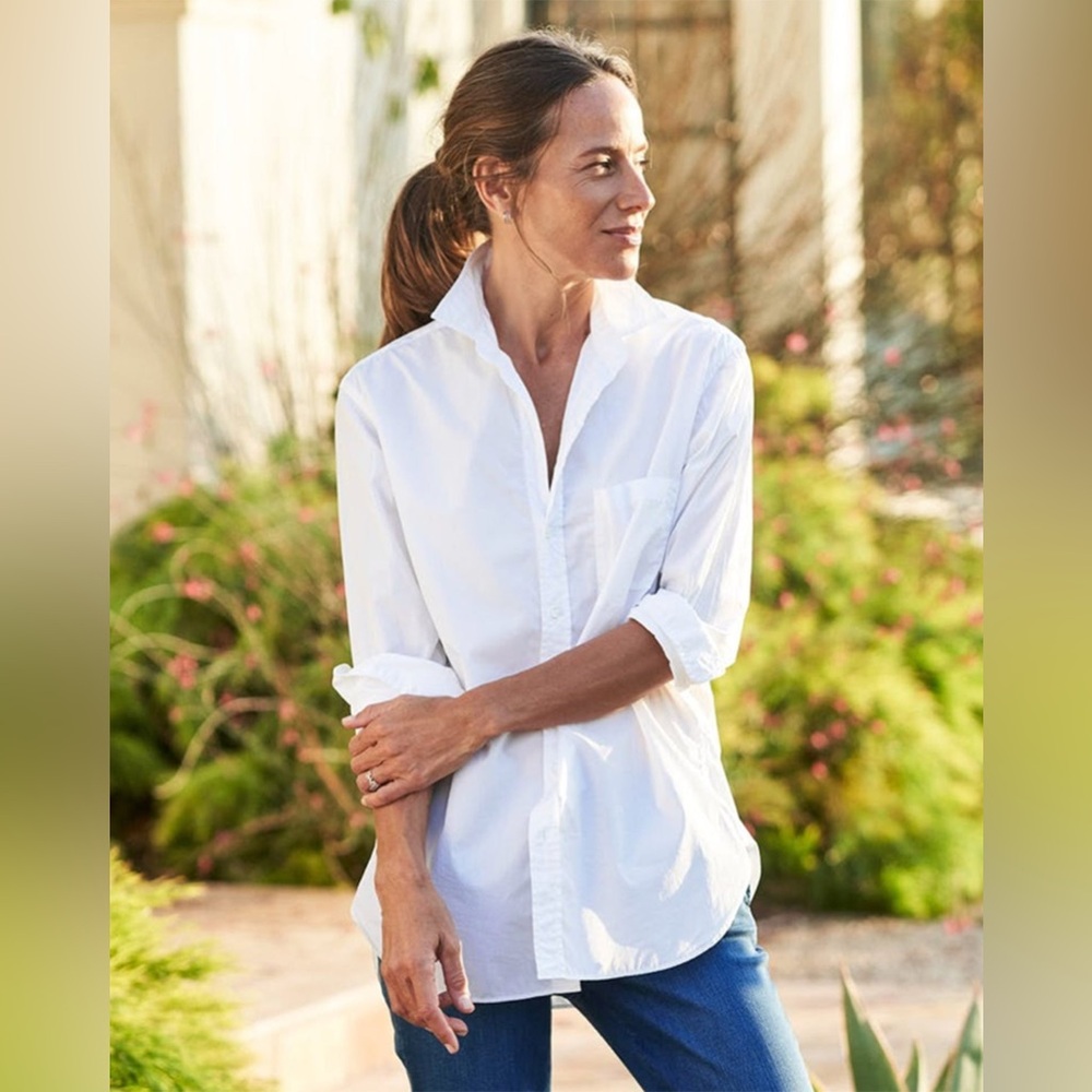 Frank & Eileen White Button Down Shirt
